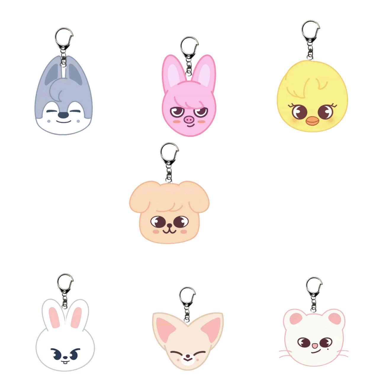 Cartoon acrylic doll, keychain, new collection