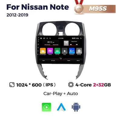 Suitable for Nissan Note DVD Navigation - m95s-232-quad-core-wifi-version
