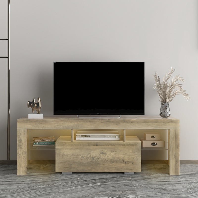 Pequeño apartamento sala de estar dormitorio simple TV gabinete casa piso bajo armario multi-color TV gabinete