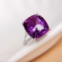 金镶天然18k紫水晶珠宝