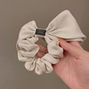Advanced hair rope for princess with bow from pearl, french style, high-quality style
