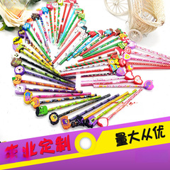 亚玛逊爆款节日铅笔 橡皮 复活节 鬼节 万圣 情人节 礼品铅笔 HB