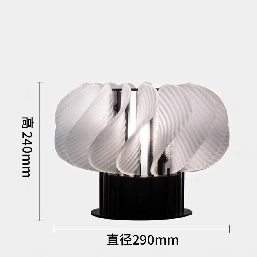 Lámpara de mesa de estudio creativa minimalista posmoderna de fábrica, modelo de diseñador de lujo ligero, lámpara de mesa de decoración de oficina