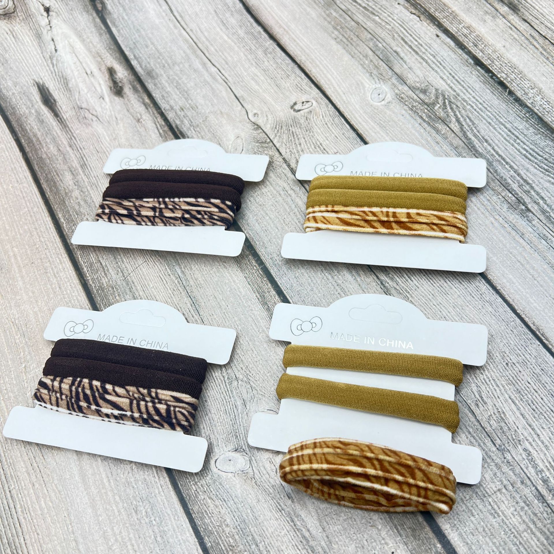 Gomas para el pelo coreanas – alta elasticidad, 8 unidades por pack, calidad económica