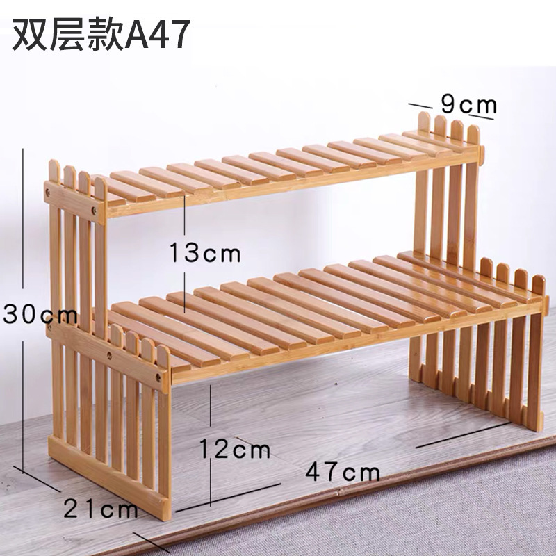 Escritorio oficina multi-capa suculento soporte de flores sala de estar piso balcón estante de almacenamiento de madera pequeña partición maceta de almacenamiento