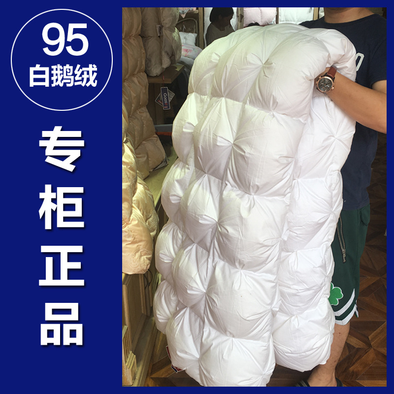 Down quilt 95 White Goose Down Eiderdowns Winter quilt The quilt core thickening Double keep warm quality goods Single student Dorm winter