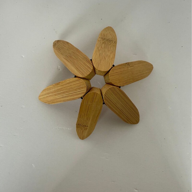 一棵树胡桃隔热垫防烫餐具家用餐桌创意楠竹桌垫摆件耐高温杯垫|undefined