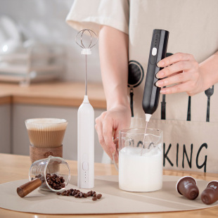 Cross-border mixer handheld electric egg beater USB rechargeable milk beater household baking coffee milk frother