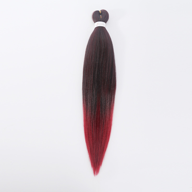 Trenzas grandes Ez, paquete de dos, flequillo exótico y moderno, cabello rizado de estilo exótico, peluca con flequillo completo