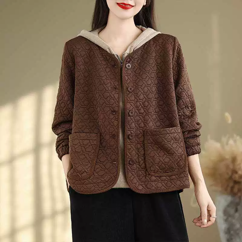 Jacket, winter fashionable cardigan