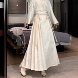 Horse face skirt women's spring and summer high-end women's big swing horse face pleated long skirt wholesale skirt A- line skirt Hanfu women