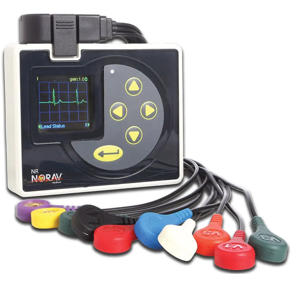 noravmedical holter，norav动态心电导联线