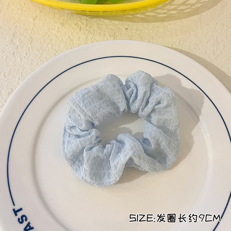 赵露思同款蕾丝发圈丸子头发绳高级感大肠发圈绑头发头花发饰批发|undefined