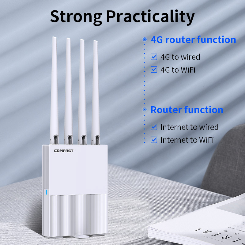 COMFAST CF-E3-EAU 欧洲国家专用大功率室外插卡4g路由器无线4G