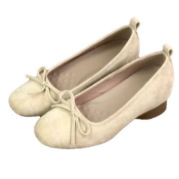 Aumentar la altura interior francesa zapatos de abertura superficial para mujeres 2026 nuevos zapatos vintage de caimón primavera y otoño de hadas estilo ballet zapatos de frijoles