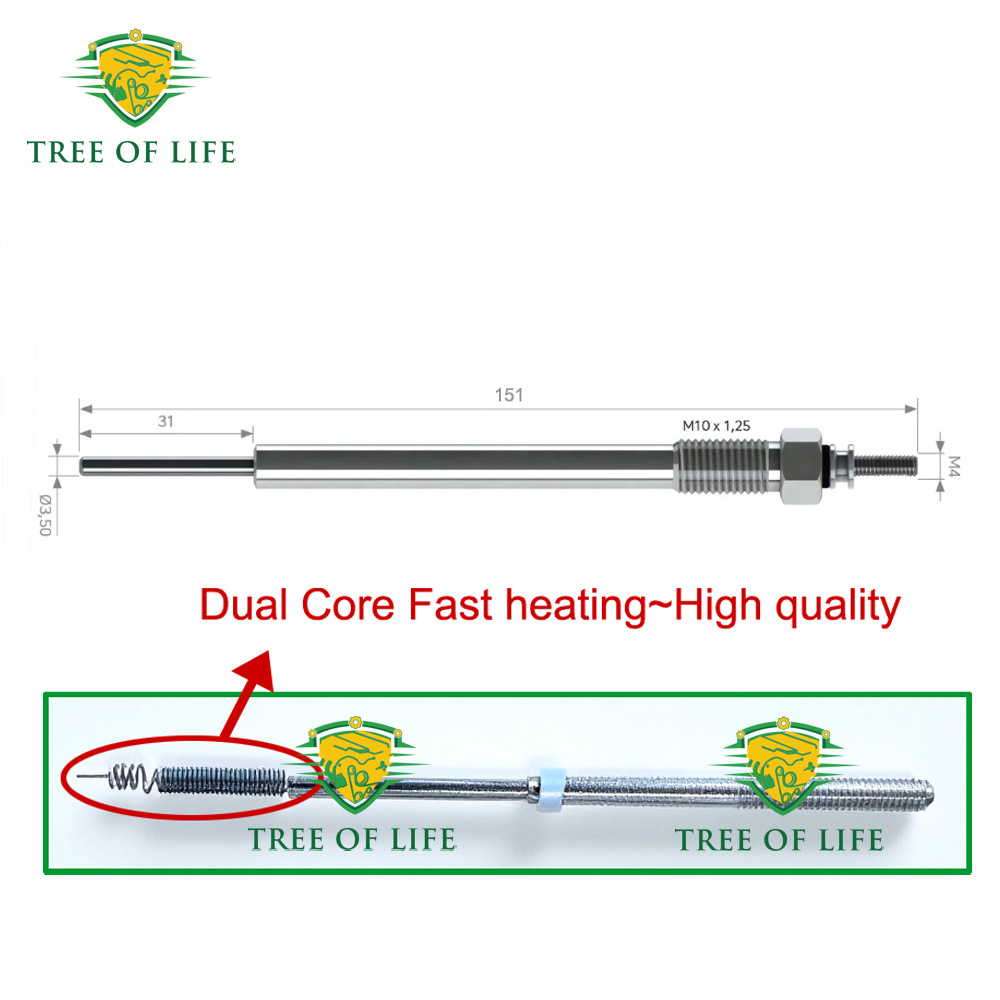 36710-4A000,36710-4A710,36710-4A100 is suitable for Hyundai preheating plugs