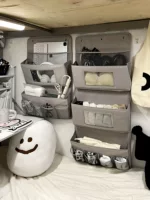 Storage system, hanging organiser, underwear, storage box, storage bag