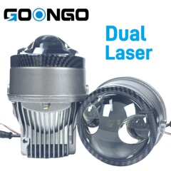 工場直売車フォグランプ高出力防水3インチ6000K/3000Kダブル直射車LEDレンズfog