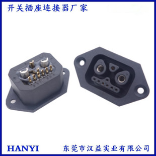 2 6 lithium battery connector energy storage battery electric tricycle charging cabinet tower charging pile male and female seat