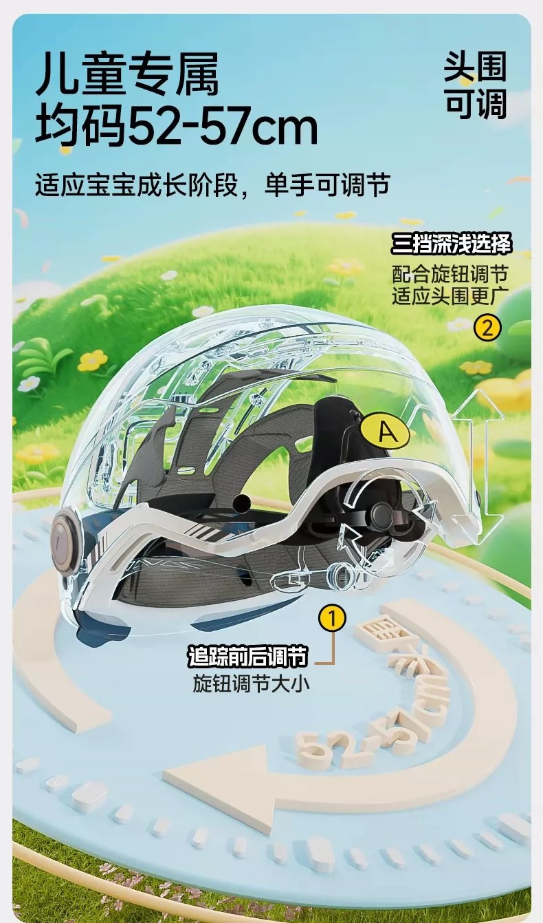 Electric vehicle helmet, new national standard 3C certified, suitable for all seasons, cartoon children's electric scooter half helmet, motorcycle safety helmet