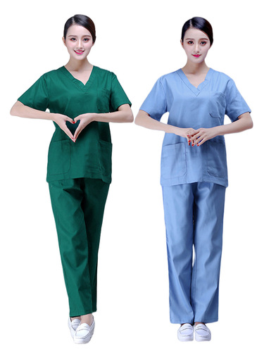 Hand clothes, female doctor clothes, cotton men's brush, hand clothes, short-sleeved hairdresser, hospital operating room work, nurse clothes,