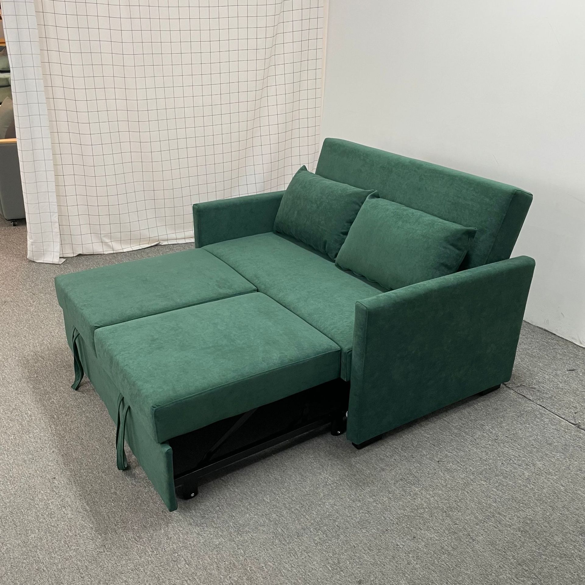 Sofá cama de seda multifuncional de tecnología de casa pequeña anti-gato agarración apartamento de sala de estar plegable peinado