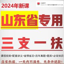 山东三支一扶考试资料网课真题库视频综合能力测试职测公基其他