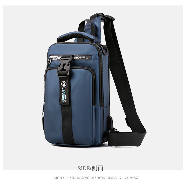 新商品の外国貿易ショルダーバッグ男性用ビジネスusb充電ナイロン防水手提げショルダー多機能カバン男性|undefined