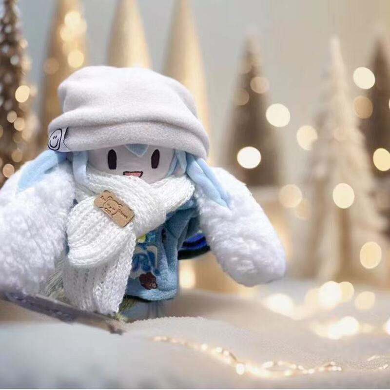 お着替え可15cm雪ミク初音可爱いコットン人形ふふふぬいぐるみお着替え可ぬいぐるみプレゼント朝|undefined