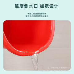 Hong Kong Pearl River thickened floor mop bucket household old-fashioned mop red bucket cloth bucket portable squeeze bucket hand-pressed cleaning bucket