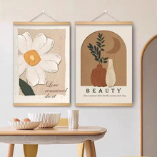 ins风奶油风客厅挂画墙壁床头餐厅墙上装饰画卧室电表箱遮挡轻奢