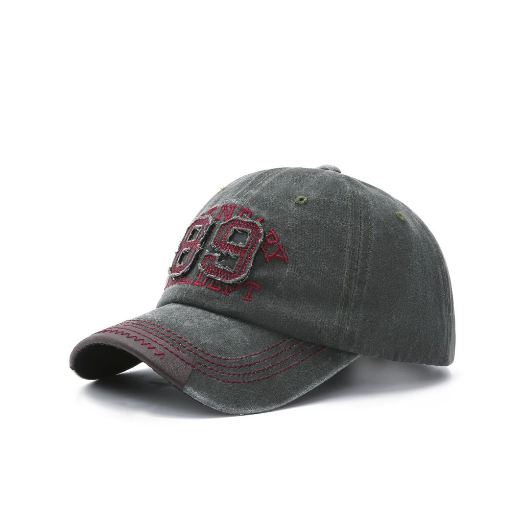 Retro Baseball Cap Patch — Unisex Adjustable Sun Hat, 55–60 cm, 6 Colors