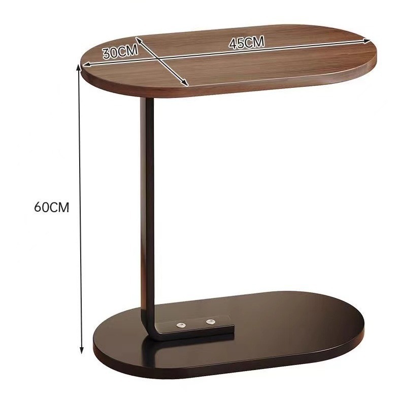 Sofá de borde decorado mesas de cabecera de cama de borde pequeño lujo ligero de alto nivel sencillo y moderno mesas de té móviles balcón disponibles