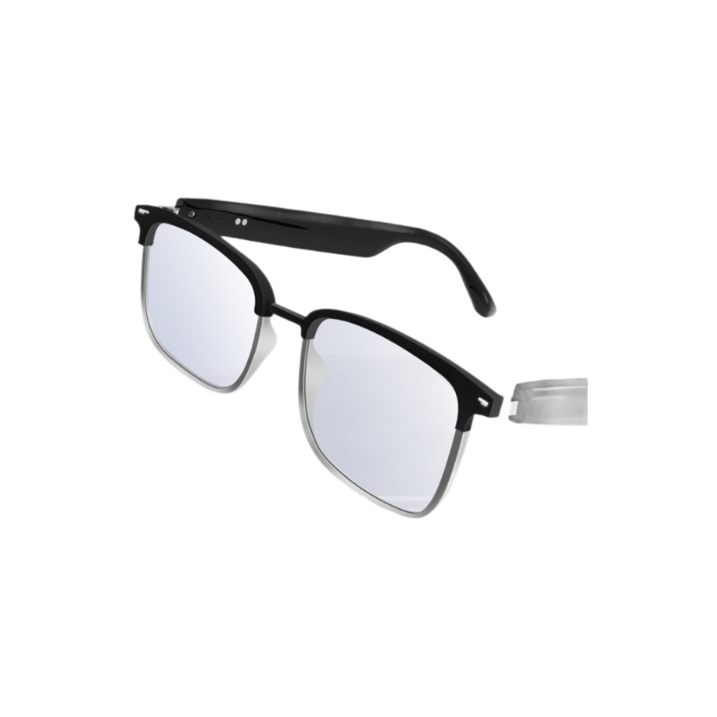 [Traducción AI] Gafas inteligentes Bluetooth GS01 Ciclismo, conducción, escuchar canciones y hacer llamadas, lentes que cambian de luz en interiores y exteriores