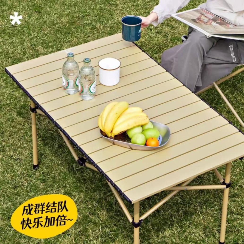Manufacturer Folding Table Portable Outdoor Camping Table and Chairs Party Picnic Table Egg Roll Table Barbecue Night Market Stall Table