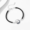 Genuine design retro woven brand bracelet for beloved, 925 sample silver