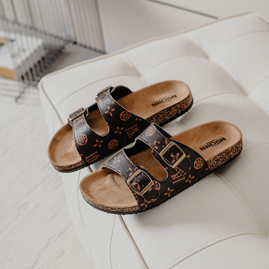 Summer Mens Cork Slippers Trendy Beach Shoes For Men And Women_voghion.com