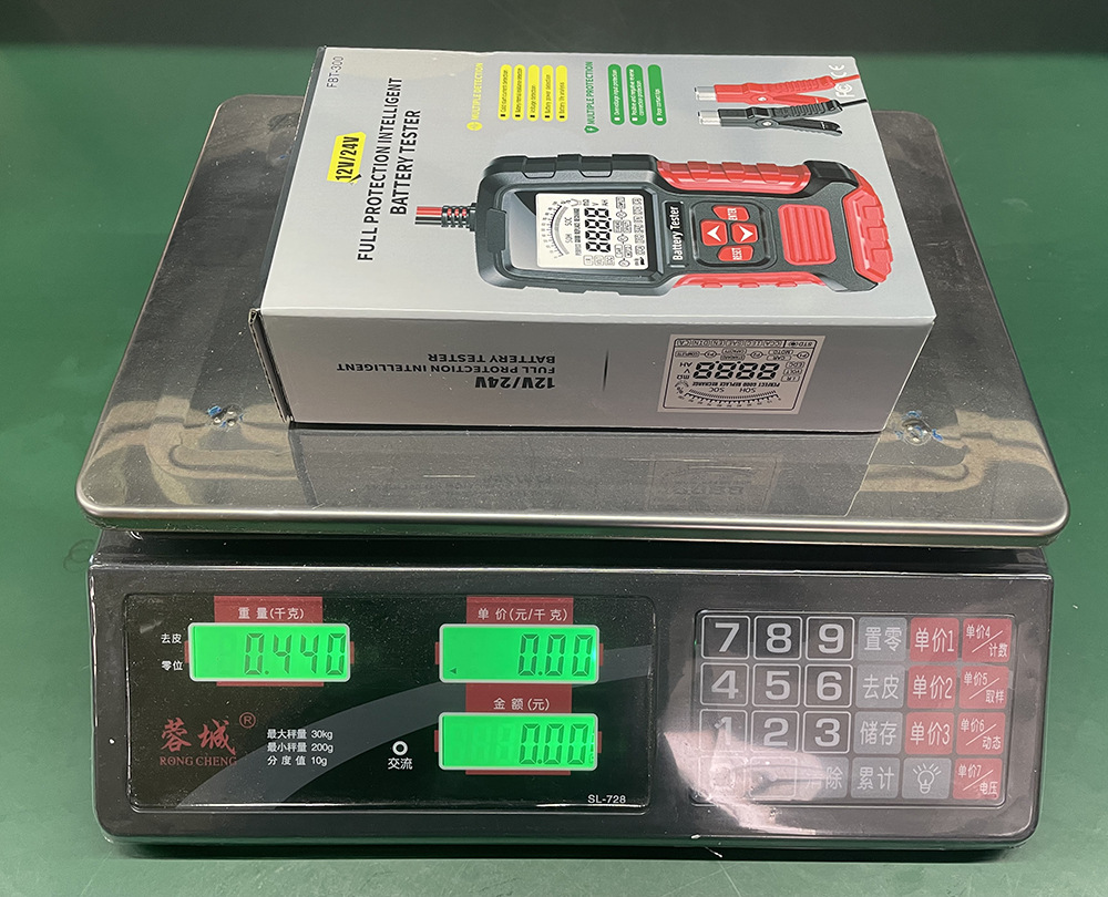 English battery tester battery capacity meter car battery voltage internal resistance meter motorcycle battery tester