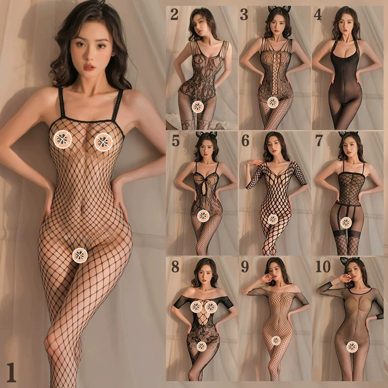 樊蕾 Прозрачное нижнее белье, sexy колготки, единый комплект пижамы