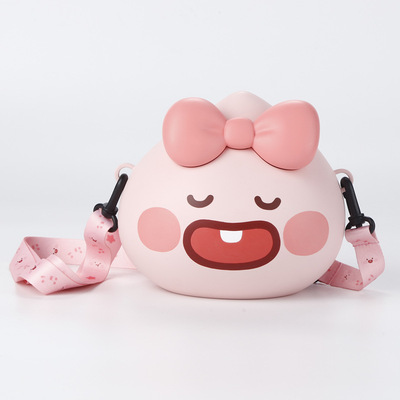 正版kakao friends屁桃爆米花桶小桃子可爱造型桶kakao卡通斜跨包