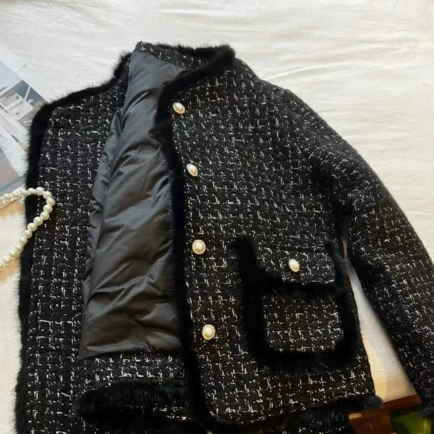 Стильная куртка, стиль Chanel, 2025 год, приталенная