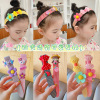 children Velcro Hair hoop Le head Broken hair Artifact baby lovely Flower bow Card issuance Bangs