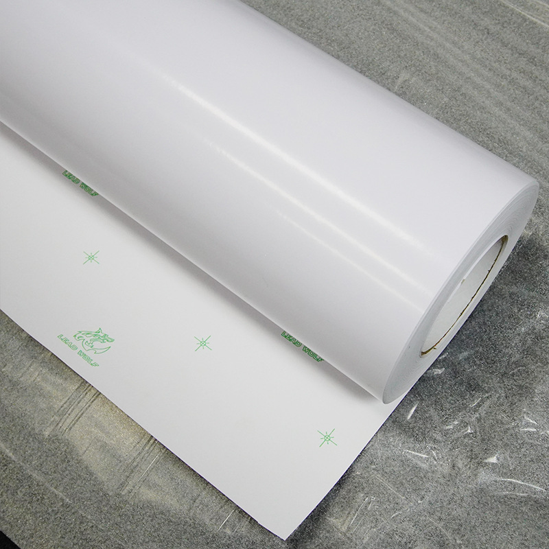 120g pegatinas de caucho blanco para automóviles solvente débil material fotográfico publicidad al aire libre pegatinas de carrocería de alta definición pegatinas de identificación de automóviles pintadas por pulverización