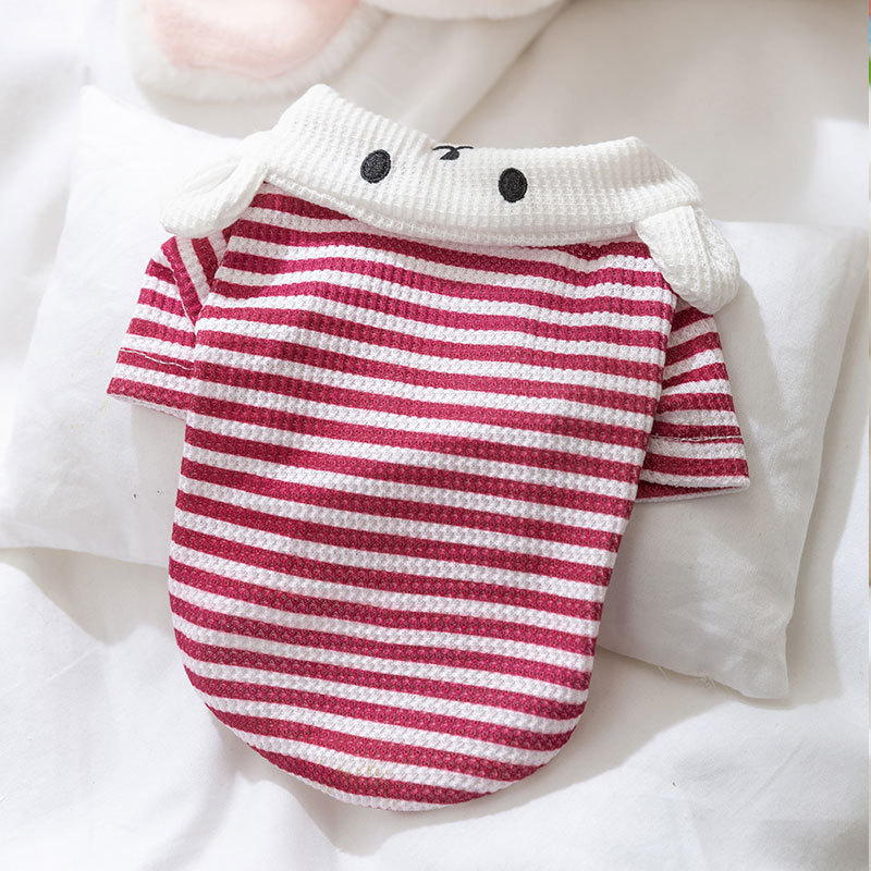 [Seleccionado] Chaleco de tracción divertido de dibujos animados lindo primavera y verano perro perro pequeño gato mascota gato perro ropa de perro