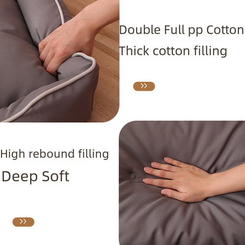 Amazon Best Selling Dog Bed Square Nest Style Dog Pad Cool Mat Anti-Biting Dog Bed Summer Cool Nest Cross-border Exclusive Wholesale 