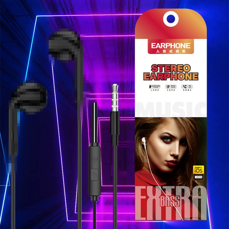 Проводные наушники совместимы с Huawei Apple Xiaomi vivo OPPO Honor — 3,5 мм Lightning Type‑C