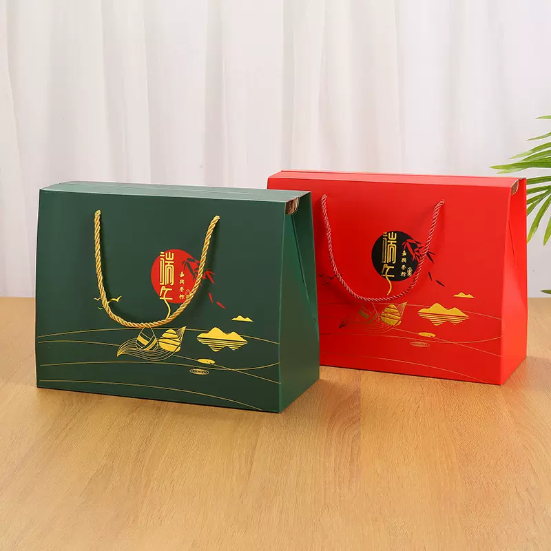 端午纸盒彩盒定制飞机盒斜顶手提烫金印刷礼品盒瓦楞盒展示盒