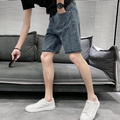 Men's Summer Loose American Style Trendy Casual Pants Mid-Thigh Summer Wear Hip-Hop Brand Versatile Five-Finger Pants