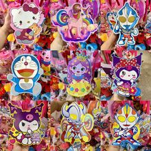 发光儿童中秋节日手提灯笼PVC卡通发光音乐玩具批发灯光音乐