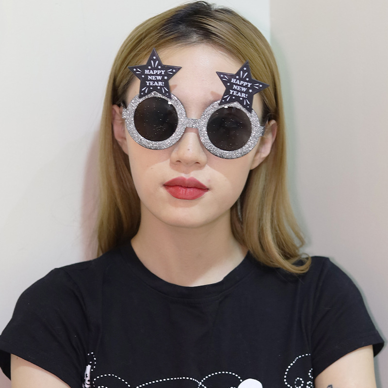 Lentes de Sol Decorativos para Fiesta de Año Nuevo en ABS